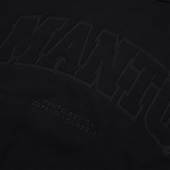 Bluza męska bez kaptura Manto Varsity Czarna