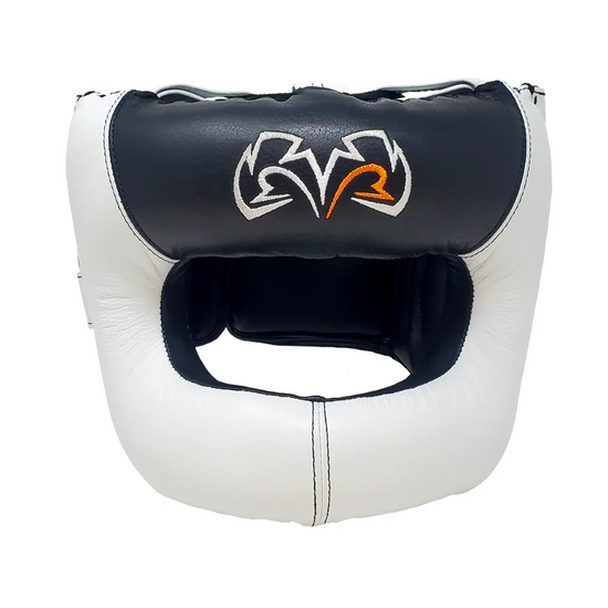 Kask bokserski Rival z ochroną na nos RHGFS3 Biały