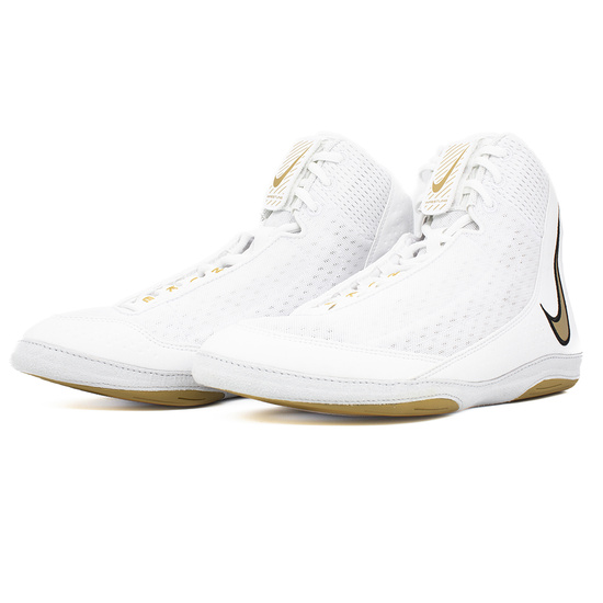 Buty zapaśnicze męskie Nike Inflict 4 Białe/Złote