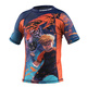 Rashguard z krótkim rękawem dziecięcy Extreme Hobby Tiger