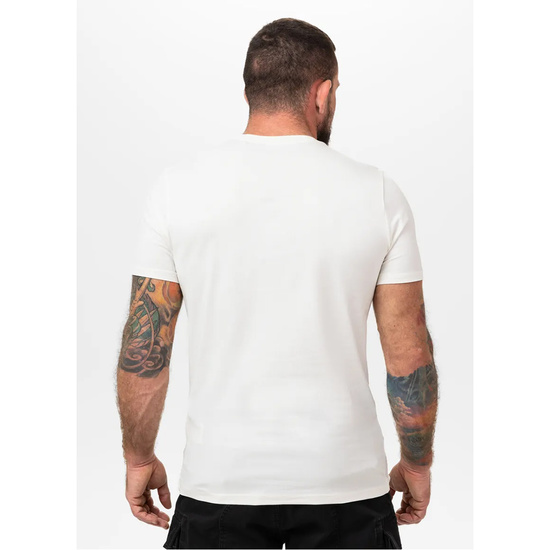 Koszulka męska Pit Bull Slim Fit USA CAL Off White