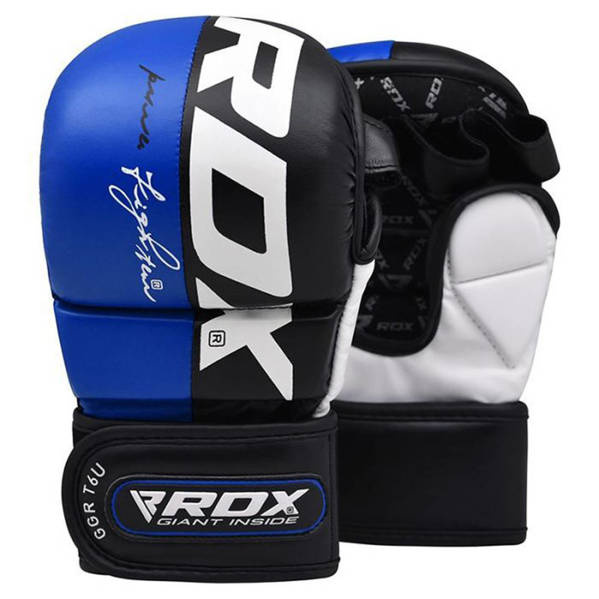 Rękawice sparingowe MMA RDX T6 Niebieskie