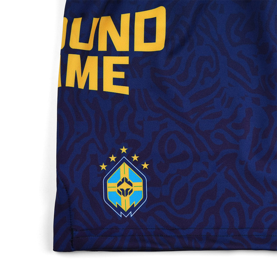 Spodenki dziecięce Ground Game Brazil Football Niebieskie