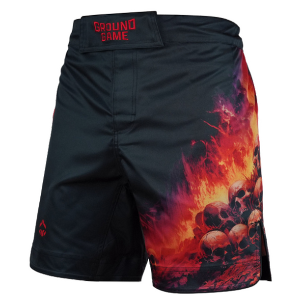 Spodenki męskie Ground Game MMA Inferno Czarne