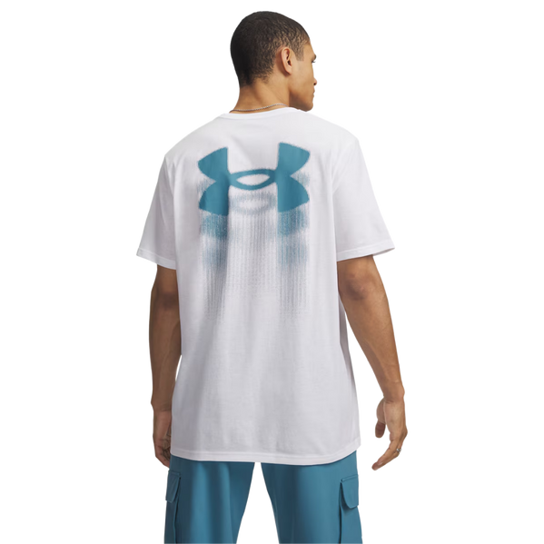 Koszulka męska Under Armour Blur Logo 6009245 Biały