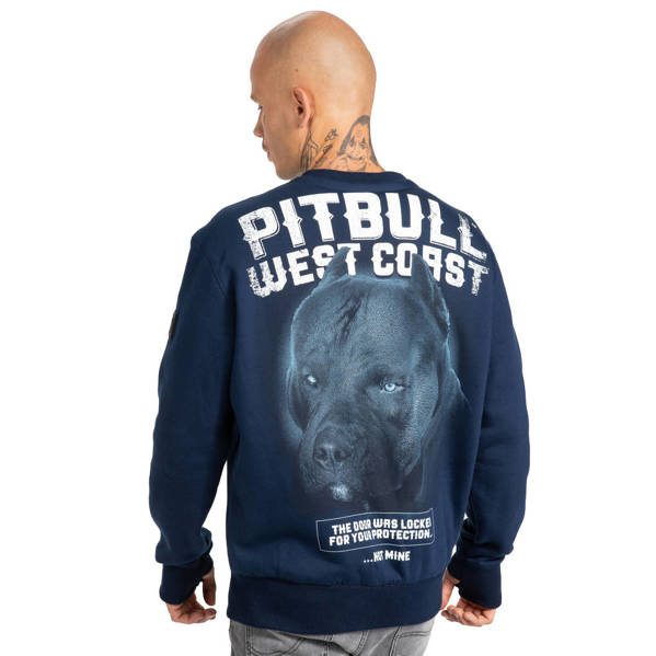 Bluza męska Crewneck Pit Bull Black Dog