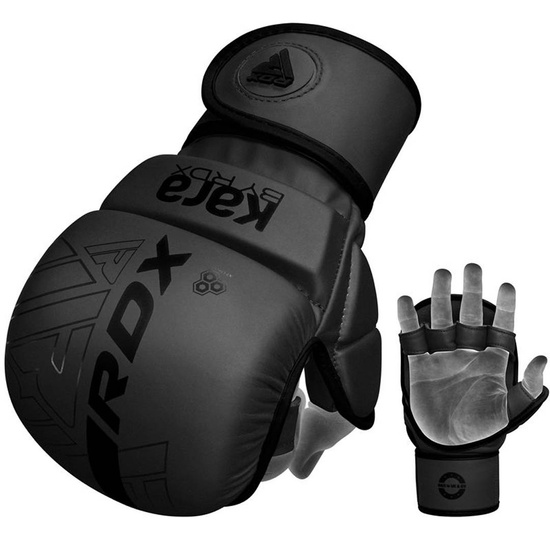 Rękawice sparingowe MMA RDX Shooter F6 Czarne