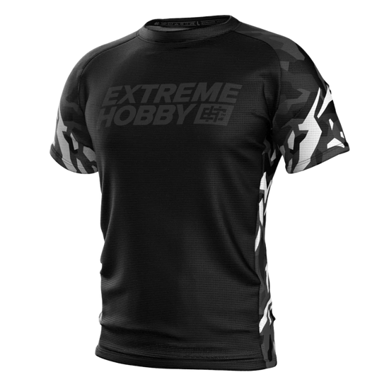 Koszulka techniczna męska Extreme Hobby Black Panther Czarny
