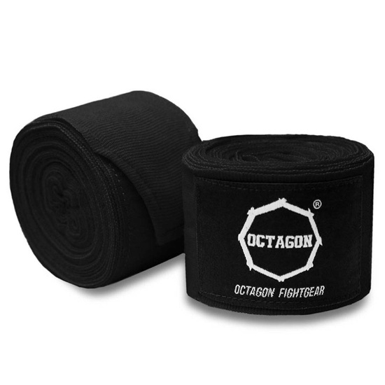 Bandaże bokserskie Octagon Fightgear Standard 5M Czarne