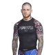 Rashguard z krótkim rękawem męski Manto Ivo Czarny