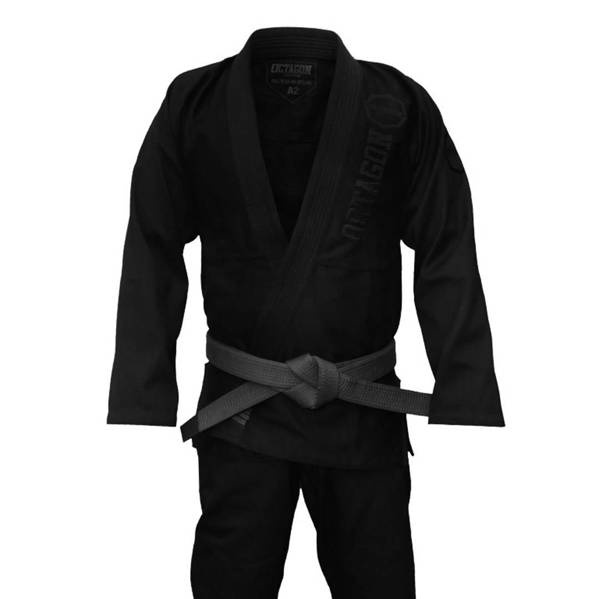 Kimono GI do BJJ męskie Octagon Caption Czarne