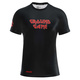 Rashguard z krótkim rękawem męski Ground Game Inferno Czarny