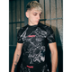 Rashguard z krótkim rękawem męski Manto Flux Czarny