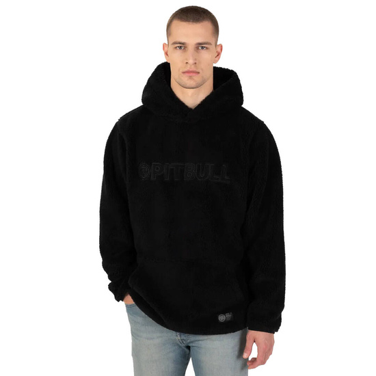 Bluza męska z kapturem Pit Bull Aragon Czarna