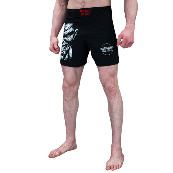 Spodenki treningowe MMA Środowisko Miejskie Monster Czarne