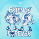 Rashguard z krótkim rękawem męski Ground Game Friends Forever