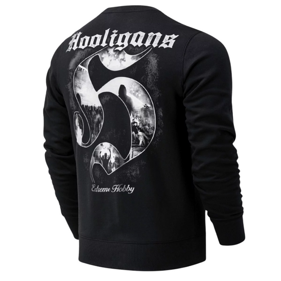 Bluza męska bez kaptura Extreme Hobby Hooligans Czarna