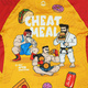 Rashguard z krótkim rękawem męski Ground Game Cheat Meal