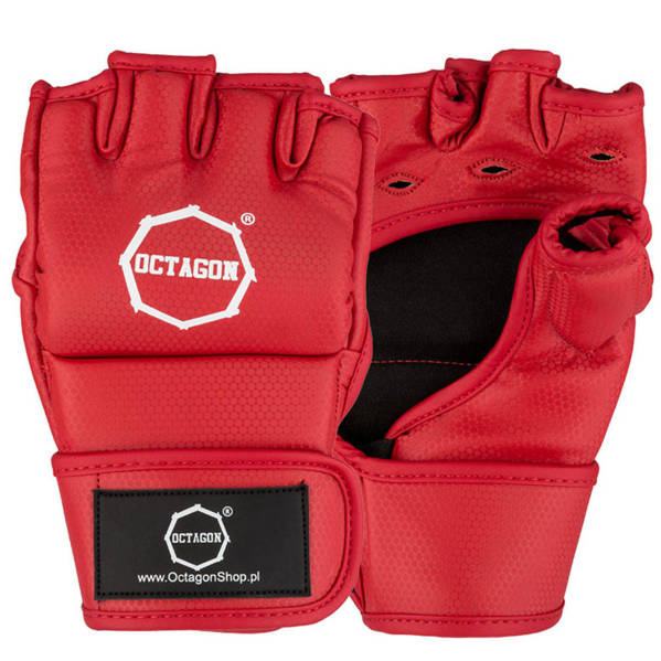 Rękawice treningowe MMA Octagon Kevlar Czerwone