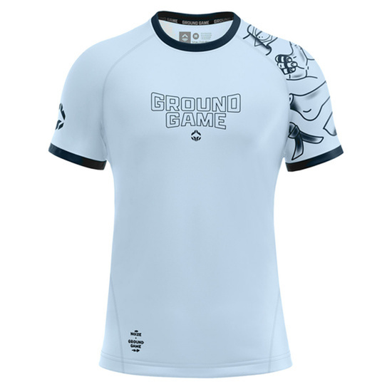 Rashguard z krótkim rękawem męski Ground Game Jiu Jitsu is Calling x Noize