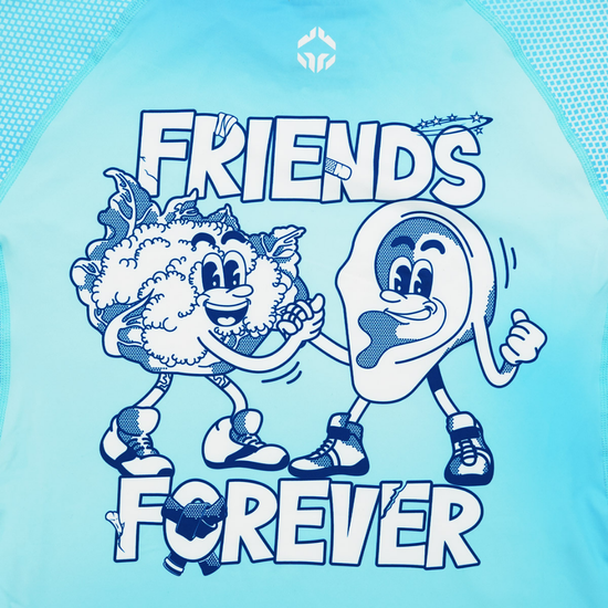 Rashguard z krótkim rękawem męski Ground Game Friends Forever