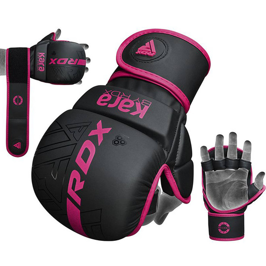 Rękawice sparingowe MMA RDX Shooter F6 Różowe