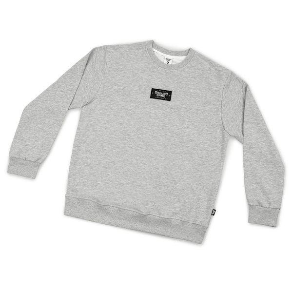 Bluza męska bez kaptura Ground Game Essential Szary