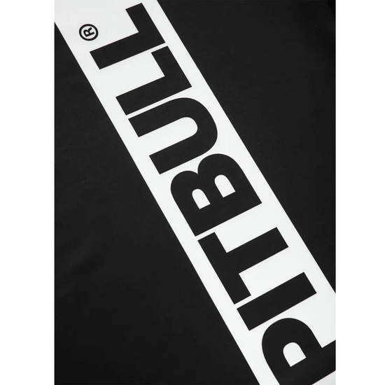 Rashguard z długim rękawem męski Pit Bull Hilltop Sports Czarny