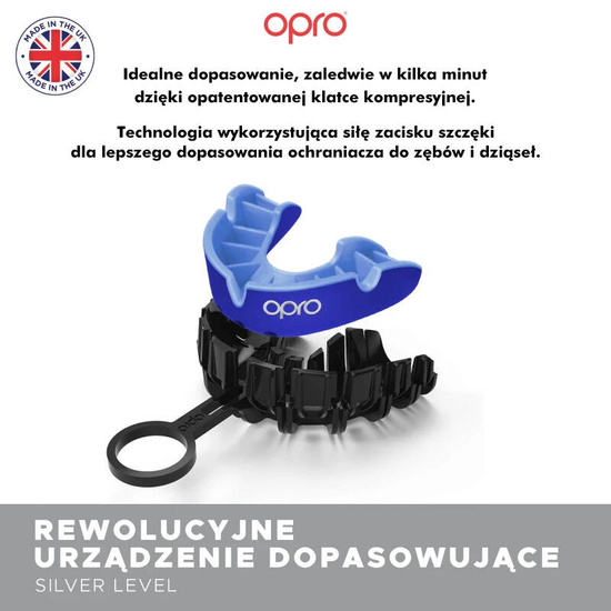 Ochraniacz na zęby Opro UFC Silver Srebrny/Biały