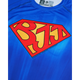 Rashguard z krótkim rękawem męski Ground Game Super Grappler Niebieski