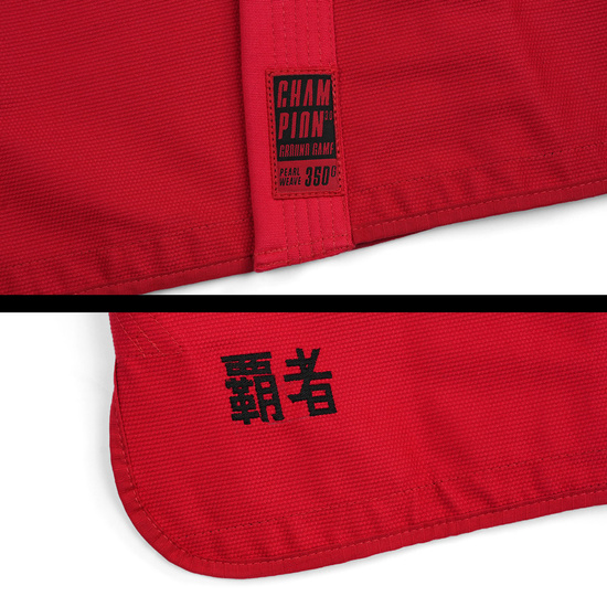 Kimono / GI do BJJ Grappling męskie Ground Game Czerwony 