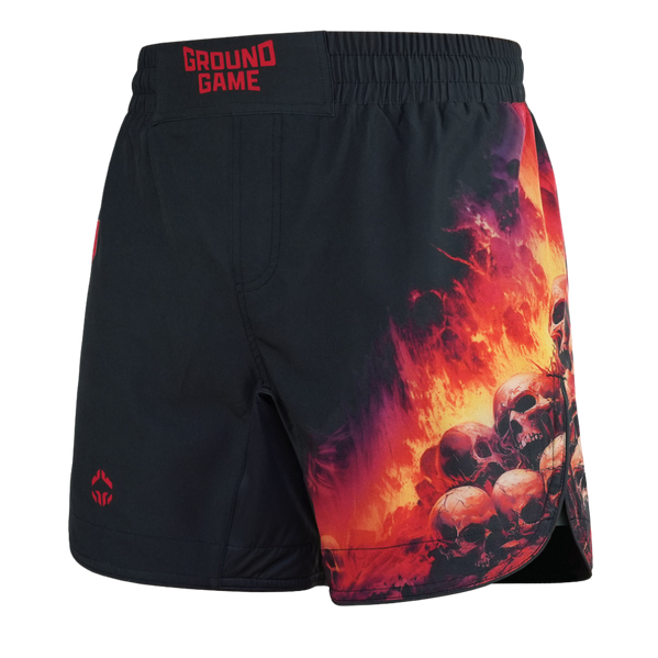Spodenki lekkie męskie Ground Game Inferno Czarne