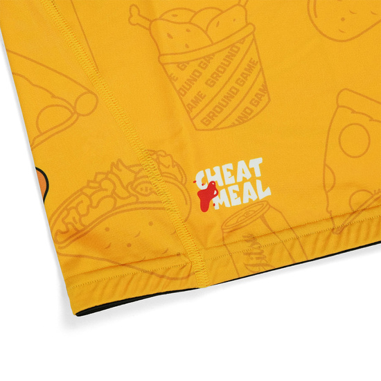 Rashguard z krótkim rękawem męski Ground Game Cheat Meal