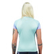 Rashguard damski Ground Game Athletic Mint Niebieski