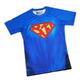 Rashguard z krótkim rękawem męski Ground Game Super Grappler Niebieski