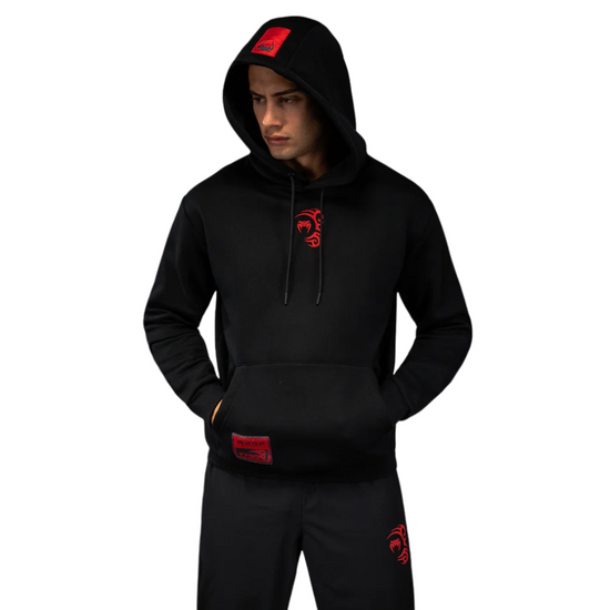 Bluza z kapturem męska Venum x Mike Tyson Tiger Czarna