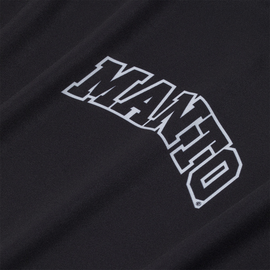Rashguard z krótkim rękawem męski Manto Varsity Czarny