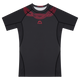Rashguard z krótkim rękawem męski Manto Uroboros Czarny