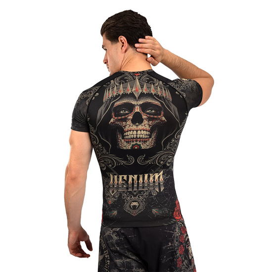 Rashguard z krótkim rękawem męski Venum Santa Muerte 5.0