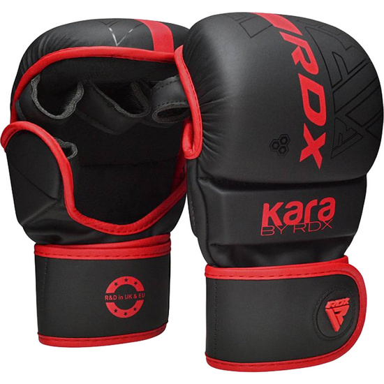 Rękawice sparingowe MMA RDX Shooter F6 Czerwone