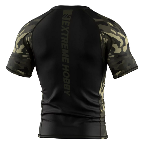 Rashguard męski Extreme Hobby Jungle Panther Czarny