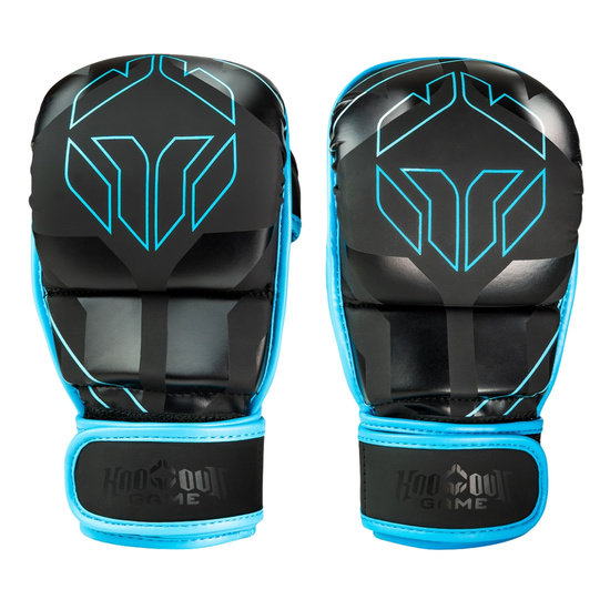Rękawice sparingowe Ground Game MMA Logo 3.0 Niebieskie