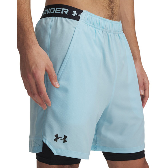 Spodenki męskie Under Armour Vanish 2in1 1373764 Czarne