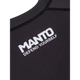 Rashguard z krótkim rękawem męski Manto Logo Czarny