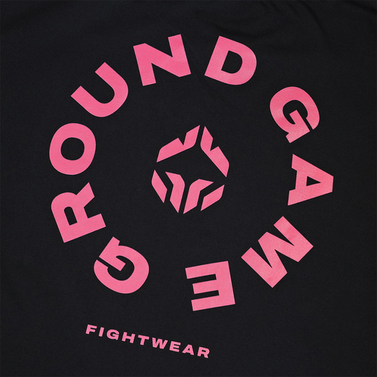 Koszulka męska Ground Game Round 1 Oversize Czarna