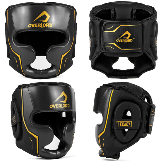 Kask bokserski Overlord Legacy Czarny