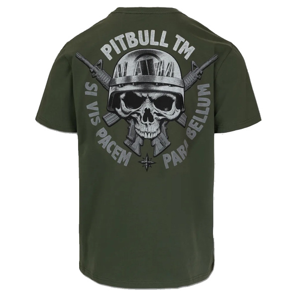Koszulka męska Pit Bull Para Bellum Zielona