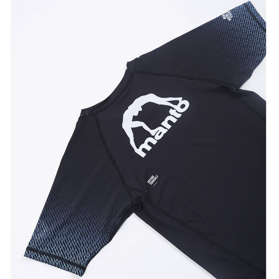 Rashguard z krótkim rękawem męski Manto Rank Czarny