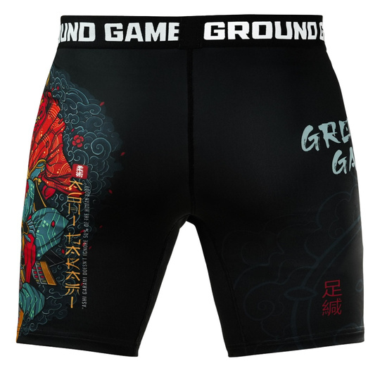 Spodenki męskie Ground Game Vale Tudo Ashi Garami Czarny