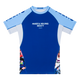 Rashguard z krótkim rękawem męski Manto GYM 3.0 Niebieski